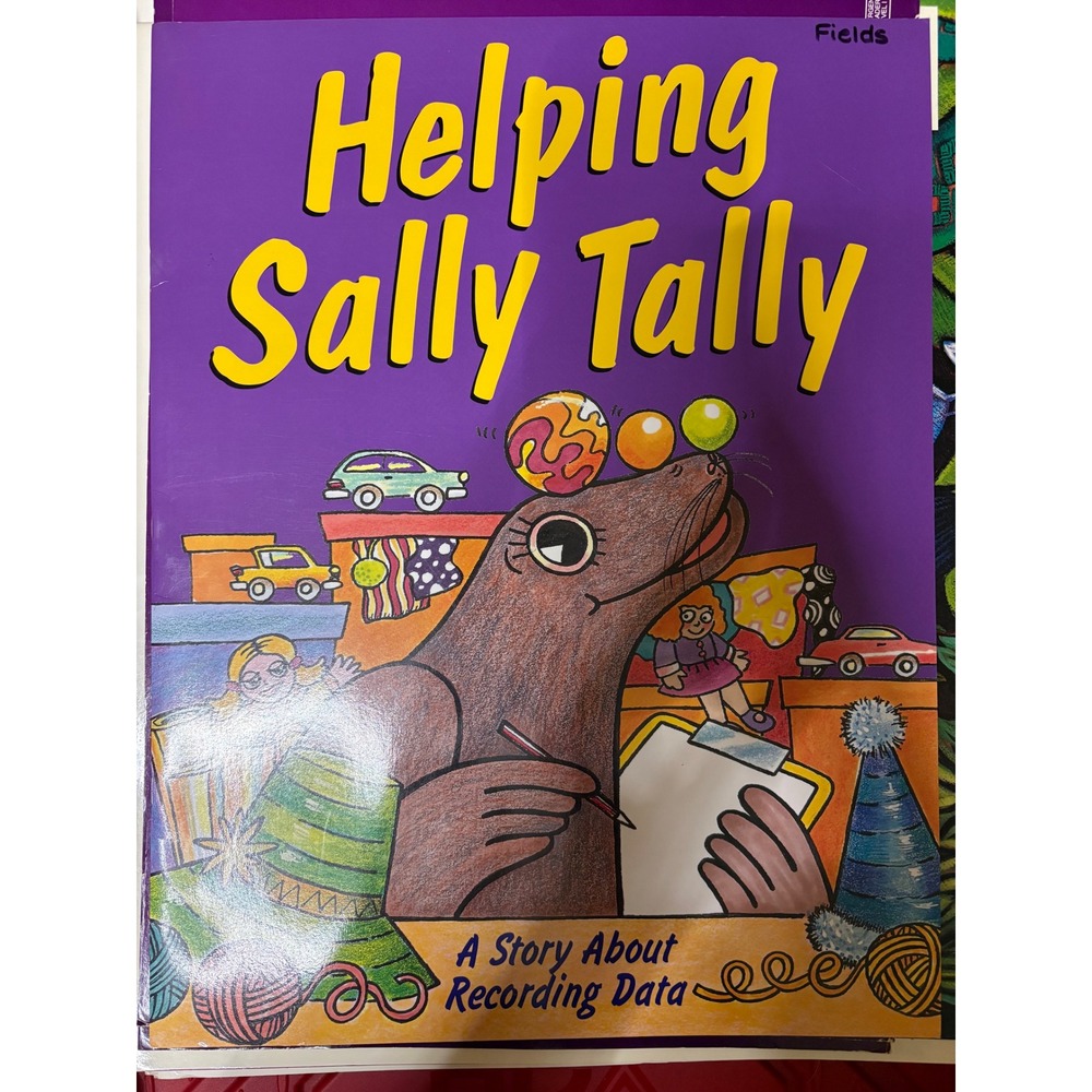 Helping Sally Tally Big Book Math Education Recording Data Book 17x13